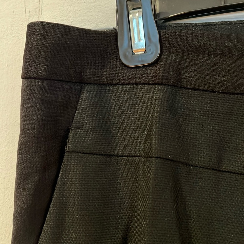 Comptoir textured wool blend slim trousers black sz 40